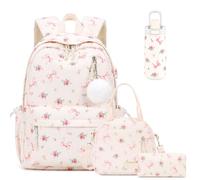 ACESAK Backpack for Girls, 2-bow Tie Flower, L, Backpack