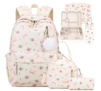 ACESAK Backpack for Girls, Bow Tie Flower, L, Backpack