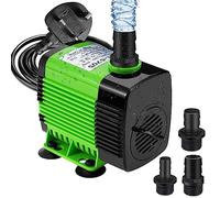 Aceshop 2800L/H Submersible Water Pump 50W Aquarium Pump Ultra-Quiet Fountain Pond Aquarium with Anti Dry Burning Water Pump for Aquarium with 3 Nozzles 4 Suction Cups 1.9m Power Cord