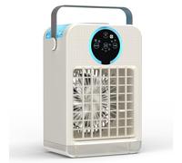 Aceshop Air Cooler with Remote, Evaporative Misting Fan with 2-8H Timer 700ML Portable Air Conditioner 3 Wind Speeds & 2 Mist Modes Personal Mini Conditioner with Rainbow Light for Home Office Outdoor