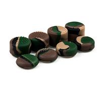 AceShot COVERT OPS Thumb Grips (8pc) for Xbox One (Series X, S) by Foamy Lizard ® Sweat Free 100% Silicone Precision Raised Antislip Rubber Analog Grips For Xbox One Controller (8 grips) CAMO