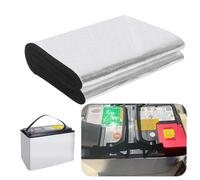 ACESOME Car Battery Insulation Kit, Battery Insulations Blanket, Multi Purpose Foil Insulation, Insulation Cotton + Aluminum Foil, Extreme Temperature Protection, 40.16×7.09inch (1)