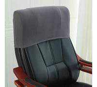 ACESOME Chair Head Cover, Gaming Chair Office Chair Pillow Cover Solid Color, 1Pack Stretch Removable Washable Decoration Seat Chair Seat Swivel Chair Protectors (Dark Gray)