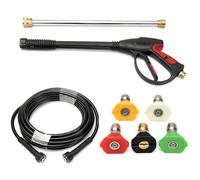 ACESOME High Pressure Washer Gun with Nozzle Kit, 4000 PSI Jet Wash Lance with 5 Water Nozzle Tip & 8M Hose, M22 14MM Hose Connect Cleaner Gun Car Wash Water Gun for Cleaning