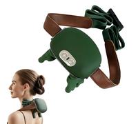 ACESOME Neck and Shoulder Massager with Heat, Simulated Human Hand Neck Massager, Wireless Portable Shiatsu Massager with 3 Intensity Levels, Rechargeable Type-C Massage Master for Shoulder & Necks