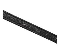 ACESOME Peel and Stick Wall Molding Trim, 2.3m Self Adhesive Wallpaper Borders, Skirting Wall Edging Trim, Flexible Foam Sticky Decorative Wall Lines for Home, Office (Black (1PC, 2.3m x 4 cm)