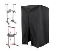 ACESOME Pull Up Bar Station Cover, Waterproof & Dustproof Power Rack Protective Shield, Pull Up and Dip Station Protective Cover for Power Tower Gym, Fitness Equipment Shield for Indoor, Outdoor Gym
