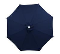 ACESOME Replacement Parasol Canopy, Garden Parasol Covers, 2.7M/3M+6 Arms/8 Arms replacement parasol fabric cover, Sun Parasol Umbrella (Dark blue-2.7m+6 arms)