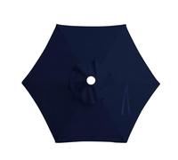 ACESOME Replacement Parasol Canopy, Garden Parasol Covers, 2.7M/3M+6 Arms/8 Arms Replacement Umbrella Top Fabric cover, Sun Parasol Umbrella (Dark blue, 2m+6 arms)