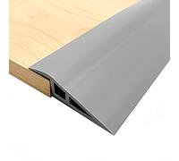ACESOME Self-Adhesive Transition Profile, PVC Threshold Ramp, Transition Profile Height Adjustment (Suitable Height 12-15 mm), Door Sill Strip, Floor Transition Strip for Peel and Stick (Grey, 1 m)