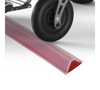 ACESOME Self Adhesive Wet Room Floor Barrier,Splash Guard Strip, Waterproof Shower Tray Sealing Strip, Wheelchair Friend Shower Water Barrier, Flexible Silicone Wetroom Floor Seal (Transparent 3M)