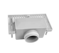 ACESOME Shower Drain Siphon, Odour Stop & Hair Catcher, 35 mm Shower Drain Smell Stopper, Plastic Drain Pipe for Shower Room Floor Drains, Toilets, Kitchens