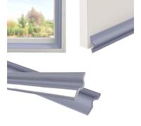 ACESOME T Shape Window Draft Excluder, Insulation Foam Tape Door & Window Seal Strip, Soundproof and Waterproof Draft Blocker for Sash Windows, Doors (Grey, 20m)