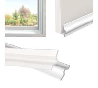 ACESOME T Shape Window Draft Excluder, Insulation Foam Tape Door & Window Seal Strip, Soundproof and Waterproof Draft Blocker for Sash Windows, Doors (White, 5m)