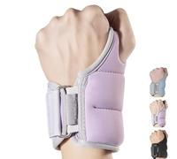 AceSpear Wrist Weights with Thumb Loops, 2 x 0.5kg, 2 x 0.9kg, 2 x 1.4kg, Weight Gloves for Men and Women, Purple Hand Weights for Running, Walking (1 lb)