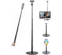 AceTaken 5ft Webcam-Stand,Adjustable Height Tabletop Webcam Holder Compatible with Elgato Facecam 4K,Facecam MK.2,Facecam Neo Webcams