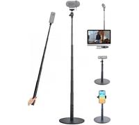 AceTaken Adjustale Webcam-Stand,5ft Desktop Webcam Holder for Logitech Brio-101 100, Brio 301 300, Brio 501 500, C270, C310 Webcams