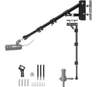 Acetaken Microphone-Ceiling-Stand,Telescoping Mic Wall-Mount Boom Arm for Audio-Technica AT2020 AT2040 AT2035 AT4040 AT2005 Microphones Singing, Streaming