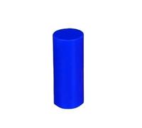 Acetal Copolymer Rod, 2PCS Red Blue Yellow Green White Black POM Nylon Rod Length 500MM, Dia 3-50mm Hard Plastic Bar Stick(Blue,25x500mm)