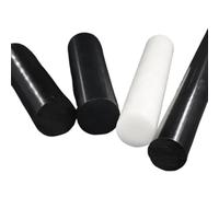 Acetal Delrin Plastic POM Rod Shaft Bar(Black,50x1000mm 5pcs)