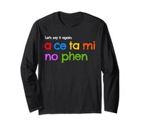 Acetaminophen How to Pronounce Long Sleeve T-Shirt