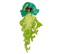 Acetate Claw Clip,Jellyfish Shape Hair Jaw Barrettes | Sea Theme Strong Hold Hairpins for Wives Students Ladies School Dance Fixing Wedding Family Photo Sessions