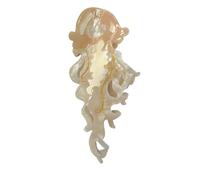Acetate Hair Claw - Jellyfish Clip Design, Strong Grip Hairpin, Sea Inspired Wedding Accessory, Elegant Dance Styling Tool, Durable Fashion Hairpiece for School Events, Secure Hold for Ladies