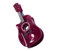 Acetate Hair Claw With Cartoon Guitar Design Perfect For Long Curly Styling And Facial Routine Funny Guitar Fashion Accessories For Girls Cartoon Claw Clip Acetate Music Festival Accessories