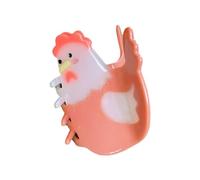 Acetate Hair Clips Cow Chicken Piglet Animal Cute Hair Accessories Farm For Women Pastoral Dopamine Style Girls M3B4