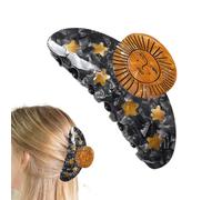 Acetate Hair Clips for Women - Star Snail Claws | Decorative Jaw Clamp Set with Alligator Handle Vibrant Hair Accessories Collection for Women