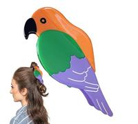 Acetate Hair Clips | Parrot Birds Acetate Clamp | Women Accessories Large Punk Jaw Clamps for Short Hair, Long Hair, Thick Hair