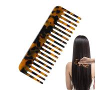 Acetate Hair Comb No Handle Handmade Saw-Cut Polished Pocket Travel