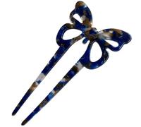 Acetate Hair Fork Pens - Classic U Shape Hairstick, Double Prongbun Holder | Stylish Updo Hair Clip Accessory, Durable Hair Pen with Rounded Ends for Secure French Twist Women Thick Curl