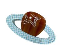 Acetate Planet Hair Claw Clip Female Planet Jaw Clip Daily Wear Headpiece Elegant Hair Styling Tool For Various Occasion