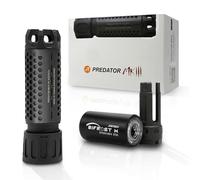 ACETECH Tracer Unit Predator MKIII Compatible with 14mm CCW Negative Thread Supports Tracer BBs LED Beam Lighting Effect (MKIII Bifrost - Black)