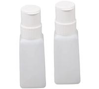 Acetone Pump Dispenser Bottle Nail Polish Remover Pot Plastic Nail Polish Remover Pump Dispenser Lockable Push Down Bottle for Nail Varnish Remover & Makeup Remover 2Pcs