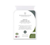 Acetyl Carnitine SA | 500mg N-Acetyl L-Carnitine Amino Acid + Succinic Acid Natural Antioxidant | 60 Vegan Capsules UK Made | 1 Capsule Daily (2 Month Supply)