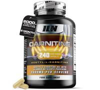 Acetyl L Carnitine Capsules (ALCAR) for Men & Women - 2000mg Acetyl L-Carnitine - Plus 6 Added Nutrients (240 Capsules)