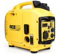 Aceup Energy 1300 Watt Portable Inverter Generator, 4-Stroke Petrol Generator Pure Sine Wave Silent Ultra-Lightweight for Home Use, Camping
