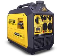 Aceup Energy 2000 Watt Portable Inverter Generator Pure Sine Wave Silent Petrol Generator 4 Stroke Lightweight for Home, Camping, Caravan, EURO-V, CE