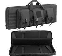 ACEXCIER 36/42/47 inch Double Rifle Case Bag Outdoor Tactical Gun Case Rifle & Pistol Bag Long Gun Bag for Hunting Range Sports Transport