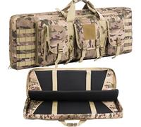ACEXCIER 36/42/47 inch Double Rifle Case Bag Outdoor Tactical Gun Case Rifle & Pistol Bag Long Gun Bag for Hunting Range Sports Transport