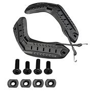 ACEXIER 1 Pair Tactic Military Combat Helmet Side Rails Hunting Military Fast Helmet Guide Rail with Lanyard Mounting Screws Accessories