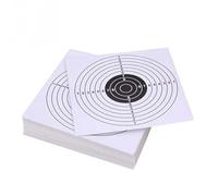 ACEXIER 100 Pcs Hunting Target Paper Accessory Hunting Holster Shooting Target Paper Pistol Rifle Practice Accessories(14x14cm)