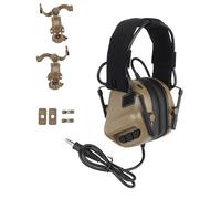 ACEXIER GEN 5 Tactical Headset Shooting Noise Reduction&Sound Pickup Headset for Helmet Head Mounted 2 in 1 O.PS C.ore A.RC and Team W.endy M-I0K (Khaki)