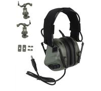 ACEXIER GEN 5 Tactical Headset Shooting Noise Reduction&Sound Pickup Headset for Helmet Head Mounted 2 in 1 O.PS C.ore A.RC and Team W.endy M-I0K (Green)