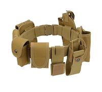 ACEXIER Multifunctional 10in1 Tactical Security Duty Belts Gun Holster Flashlight Pouch Sets Utility Kit Belt Military Police Duty Belt