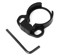 ACEXIER Tactical Black Loop End Plate Sling Swivel Adapter for 4 or 6 Position Stock AR15 M4 Rifle Dual Loop