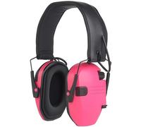 ACEXIER Tactical Electronic Shooting Earmuff Anti-noise Headphone Sound Amplification Hearing Protection Headset Foldable (Pink)