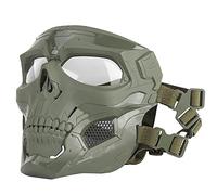 ACEXIER Tactical Full Face Skull Skeleton Mask with Goggles, Impact Resistant, Army Fans, Supplies for Motorcycle, Cycling, Hiking, Military